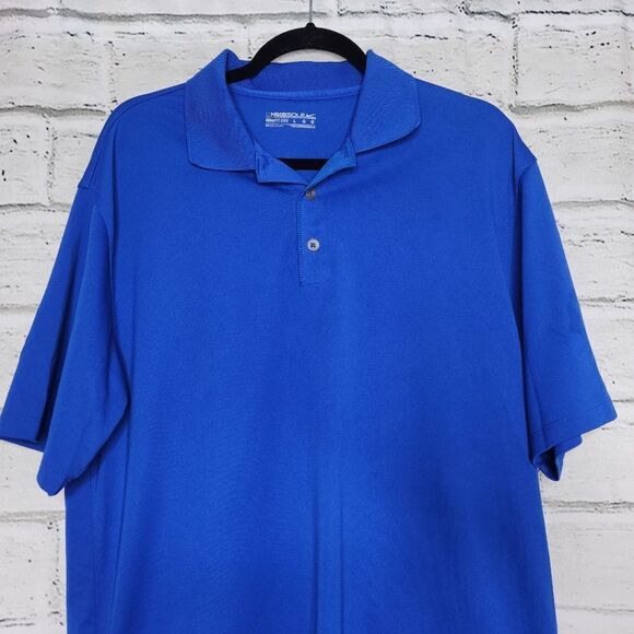 Nike Mens Golf Nike Fit Dry Polo Royal Blue Large L - Picture 7 of 12